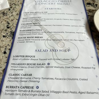 Villaggio Grille - Limited menu for concert nights - Italian Near Me - Orange Beach, Alabama Villaggio Grille - Limited menu for concert nights - Italian Near Me - Orange Beach, Alabama
