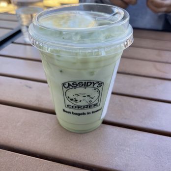 Cassidy's Corner Cafe LBX - Iced Matcha Latte - Coffee & Tea Near Me - Long Beach, California