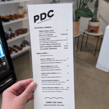 Proyecto Diaz Coffee - Menu (July 2025) - Coffee & Tea Near Me - Oakland, California