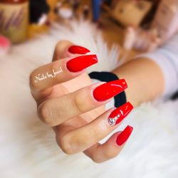 Glossy red
