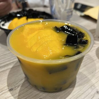 Sweethoney Dessert - Mango Sago with grass jelly - very good - Desserts Near Me - Colma, California Sweethoney Dessert - Mango Sago with grass jelly - very good - Desserts Near Me - Colma, California
