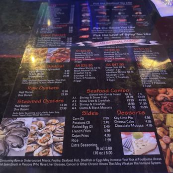 Ocean House - Menu - Seafood Near Me - Clermont, Florida