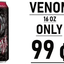 Ray's Vape and Convenience - Venom energy drinks only 99 Cents.