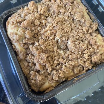 Caffe Mercato - New York Coffee Cake, big piece $4 - Cafes Near Me - Menifee, California