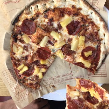 MOD Pizza - Pineapple, pepp, and spinach - Fast Food Near Me - Arvada, Colorado MOD Pizza - Pineapple, pepp, and spinach - Fast Food Near Me - Arvada, Colorado