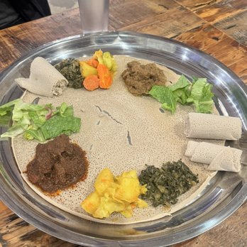 Lalibela Ethiopian Cuisine - Meat combo - Ethiopian Near Me - Redding, California