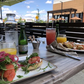 First Watch - Loaded smoked bagel and chickchanga - Cafes Near Me - Royal Oak, Michigan