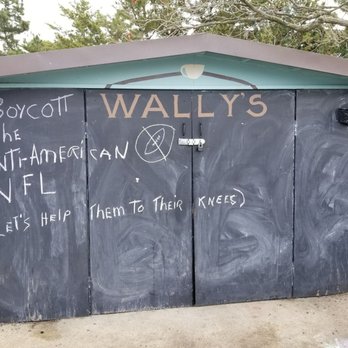 Wally's - If those spoiled rotten NFL brats want to kneel for our flag, let's help bring them to their knees. Boycott,Boycott,Boycott! - New American Near Me - Surf City, New Jersey