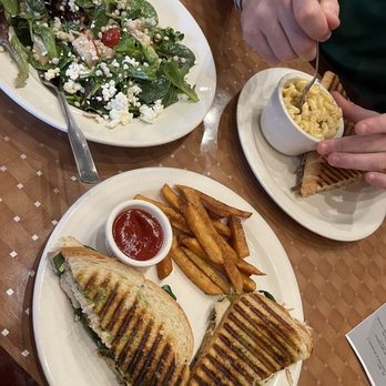 Bistro C - Cous cous salad, southwest chicken panini with fries, and Cuban sandwich with Mac and cheese - Breakfast & Brunch Near Me - Canton, Georgia