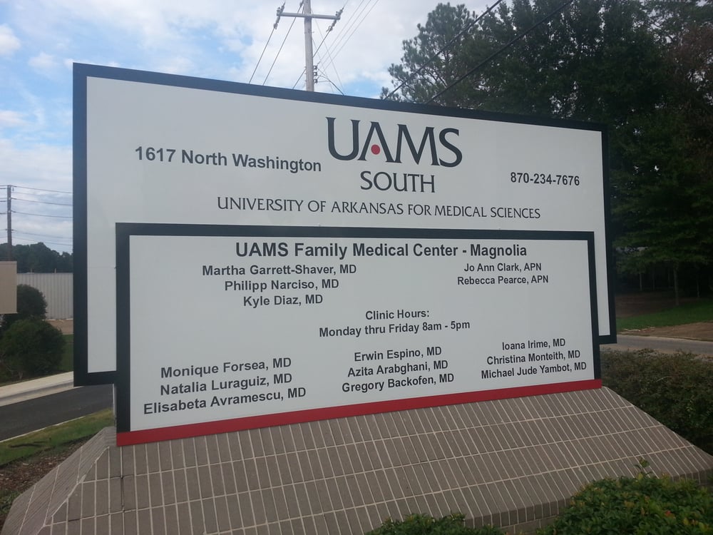 UAMS FAMILY MEDICAL CENTER Updated July 2025 1617 N Washington