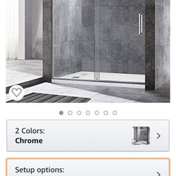 The Shower Door - You Can Buy Yourself or have Installed, Cheaper then This Guys Nonsense.