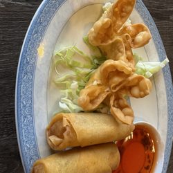 China Garden - A4. Fried Crab Rangoon egg rolls