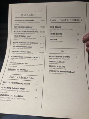 Menu photo 6 Cordial Cellar + Lounge Castro Valley, CA
