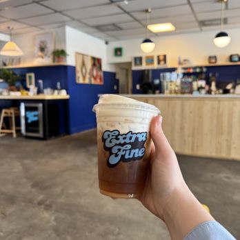 Extra Fine Southtown - Seasonal Drink - London Cloud (cold brew with earl gray foam) - Bakeries Near Me - San Antonio, Texas