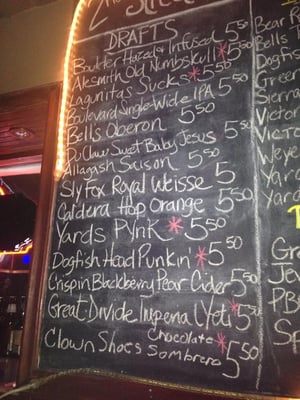 Menu photo 1 2nd Street Brew House Philadelphia, PA Menu photo 1 2nd Street Brew House Philadelphia, PA