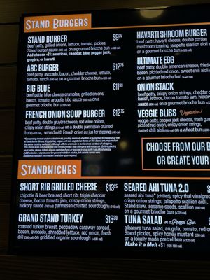 Menu photo 1 The Stand - American Classics Redefined Northridge, CA