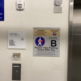 Harris County Jury Assembly - Elevator has all the info - Courthouses Near Me - Houston, Texas