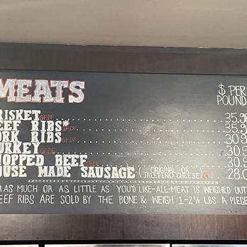 Terry Black's Barbecue - Meat menu - Barbeque Near Me - Dallas, Texas Terry Black's Barbecue - Meat menu - Barbeque Near Me - Dallas, Texas