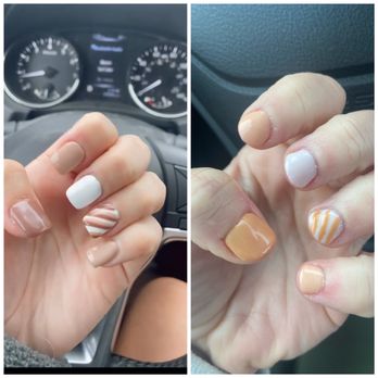 Beaute and Le Bar Nail Lounge - Photo of what I WANTED vs. what I walked away with - Nail Salons Near Me - Macon, Georgia Beaute and Le Bar Nail Lounge - Photo of what I WANTED vs. what I walked away with - Nail Salons Near Me - Macon, Georgia