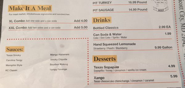 Menu photo 3 The Wiggly Pig Glenelg, MD Menu photo 3 The Wiggly Pig Glenelg, MD