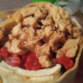 Pietro's Trattoria - Grilled chicken fresh mooz roasted peppers wrap . Loaded with chicken! - Italian Near Me - Lyndhurst, New Jersey Pietro's Trattoria - Grilled chicken fresh mooz roasted peppers wrap . Loaded with chicken! - Italian Near Me - Lyndhurst, New Jersey