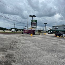 Boerne Post Haus - The Plaza with The Large Numbers 31007 Located on the right as soon as you pass the signage. 
Exit 543 after Mercedes Dealership and Toyota