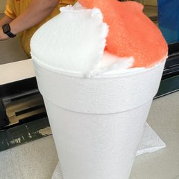 1/2 Coconut Cream & 1/2 Passion Fruit 1/2 Coconut Cream & 1/2 Passion Fruit