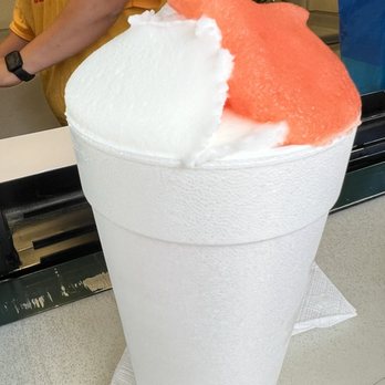 Jim-Jim's Water-Ice - 1/2 Coconut Cream & 1/2 Passion Fruit - Ice Cream & Frozen Yogurt Near Me - Austin, Texas Jim-Jim's Water-Ice - 1/2 Coconut Cream & 1/2 Passion Fruit - Ice Cream & Frozen Yogurt Near Me - Austin, Texas