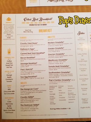 Menu photo 7 Pop's Diner Co. Virginia Beach, VA Menu photo 7 Pop's Diner Co. Virginia Beach, VA