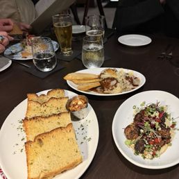 appetizers - would recommend the bread, the meatballs, and the tenderloin tips