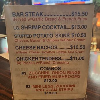 Safari Room - Bar menu - Steakhouses Near Me - Mission Hills, California