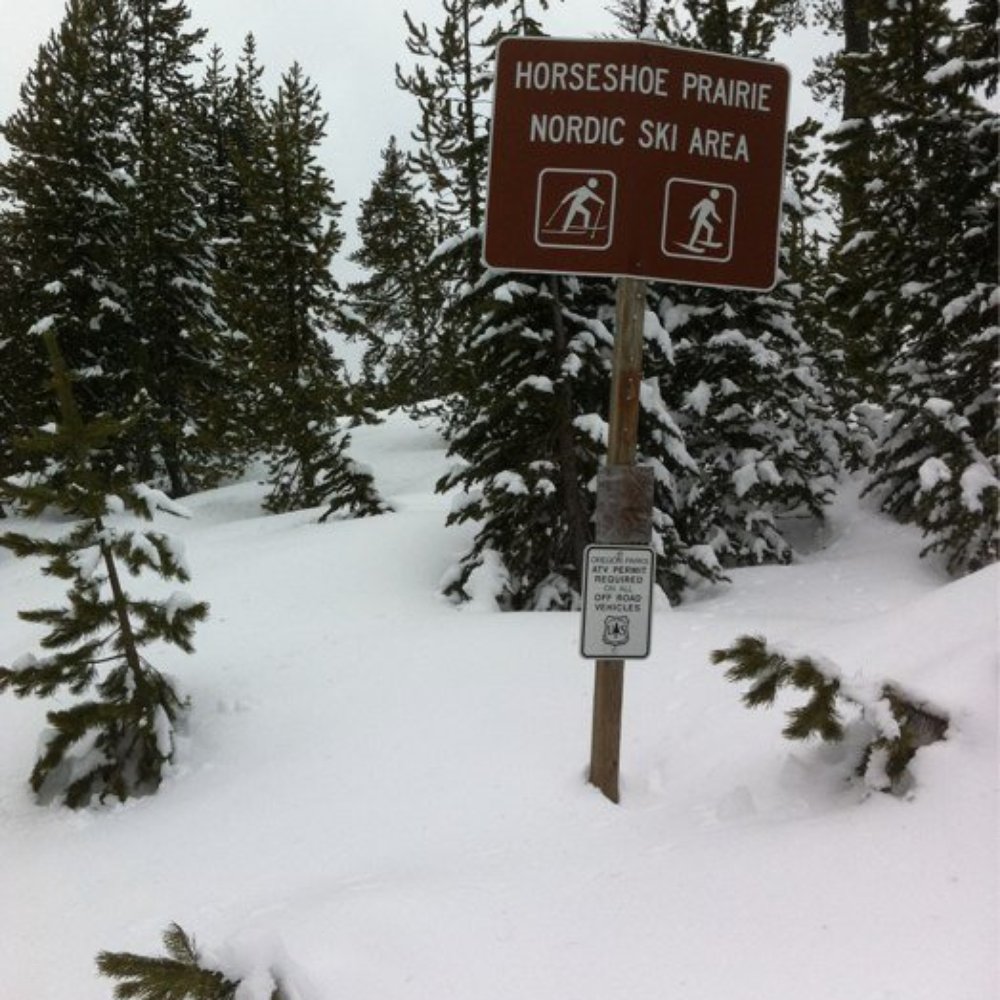 Horseshoe Prairie Nordic Ski Area - Here's the "hidden" sign at the trailhead - Hiking Near Me - Pendleton, Oregon Horseshoe Prairie Nordic Ski Area - Here's the "hidden" sign at the trailhead - Hiking Near Me - Pendleton, Oregon