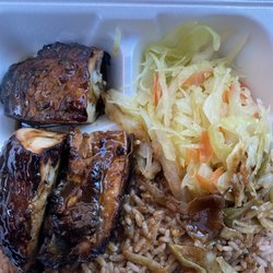 Bentley's Little Jamaica Cuisine - 3 pieces of dry white meat for $15? Extremely shocking