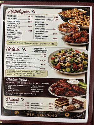 Menu photo 5 Armando's Pizza Zebulon Zebulon, NC