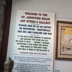 Saint Augustine Beach Art Studio and Gallery - Support the Gallery or join as an artist!