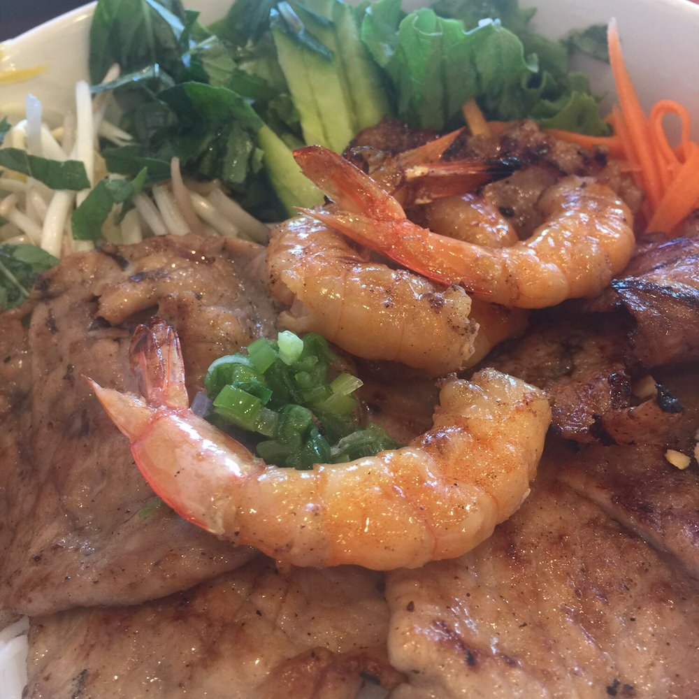 Pho Phi - Shrimp and Pork Vermicelli Bowl. - Vietnamese Near Me - Austin, Texas Pho Phi - Shrimp and Pork Vermicelli Bowl. - Vietnamese Near Me - Austin, Texas