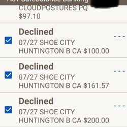 Shoe City - THEY STOLE MY ACC. INFO &made more transactions the following days