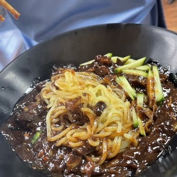Chosun Ok - Chajangmyon (noodles with black bean sauce) - Korean Near Me - Durham, North Carolina Chosun Ok - Chajangmyon (noodles with black bean sauce) - Korean Near Me - Durham, North Carolina