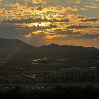 Orange Sky - Orange Sky- Sunset on rooftops. Watching the sunset on the 15th floor at Talking Stick Resort - New American Near Me - Scottsdale, Arizona Orange Sky - Orange Sky- Sunset on rooftops. Watching the sunset on the 15th floor at Talking Stick Resort - New American Near Me - Scottsdale, Arizona
