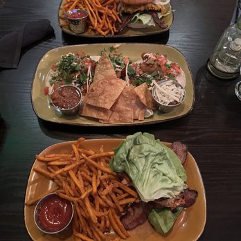 Local Kitchen - Chicken Club Shrimp Tacos Sweet Potato Fries - Cocktail Bars Near Me - Torrance, California Local Kitchen - Chicken Club Shrimp Tacos Sweet Potato Fries - Cocktail Bars Near Me - Torrance, California