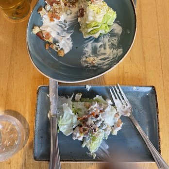 Milestones - Wedge salad that we shared - Canadian (New) Near Me - Calgary, Alberta