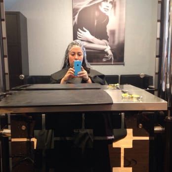 Hair District - Waiting while Japanese straightening perm is working .. 20 min - Hair Salons Near Me - Toronto, Ontario