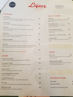 The Liquor Store Diner by null