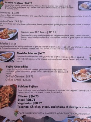 Menu photo 2 Poblano’s Mexican Grill Winchester, VA Menu photo 2 Poblano’s Mexican Grill Winchester, VA