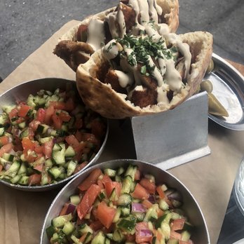 12 Chairs - Chicken schnitzel sandwich - Middle Eastern Near Me - New York, New York