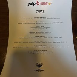 Special menu Special menu