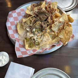 Trash can nachos