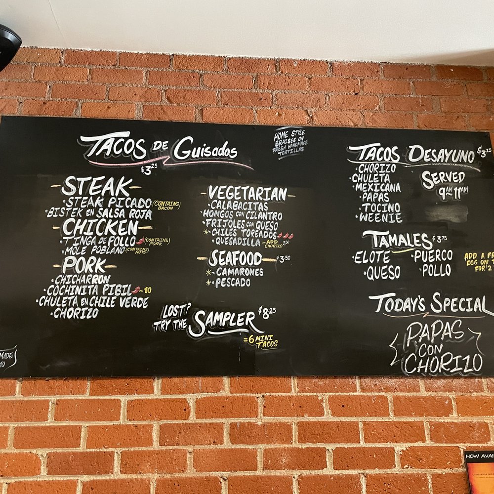 Guisados - Nice simple menu - Tacos Near Me - Burbank, California Guisados - Nice simple menu - Tacos Near Me - Burbank, California