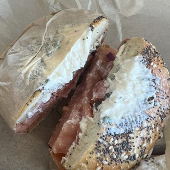 Bubb’s Bagels - Very tasty and stuffed lox with everything bagel and all the fixings - Bagels Near Me - Livermore, California