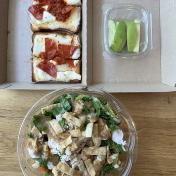 Mendocino Farms - Mama Chen's Chinese Chicken Salad & kids Pepperoni Pizza Melt | IG: @socalsnomnoms - Sandwiches Near Me - San Ramon, California Mendocino Farms - Mama Chen's Chinese Chicken Salad & kids Pepperoni Pizza Melt | IG: @socalsnomnoms - Sandwiches Near Me - San Ramon, California